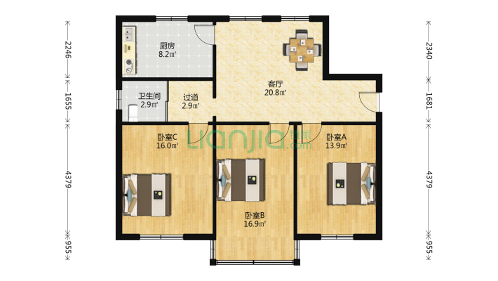 长江路二手房实景图
