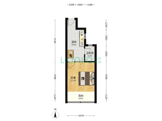 安化路325号 1室0厅1卫 33平方