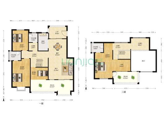 御翠花苑 5室2厅3卫 205平方