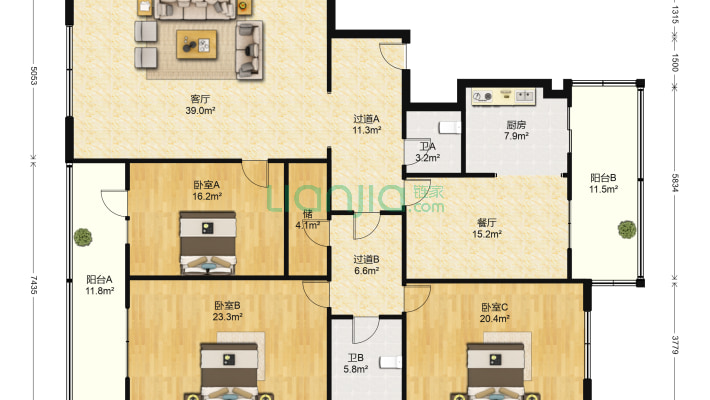 复兴小区二手房实景图