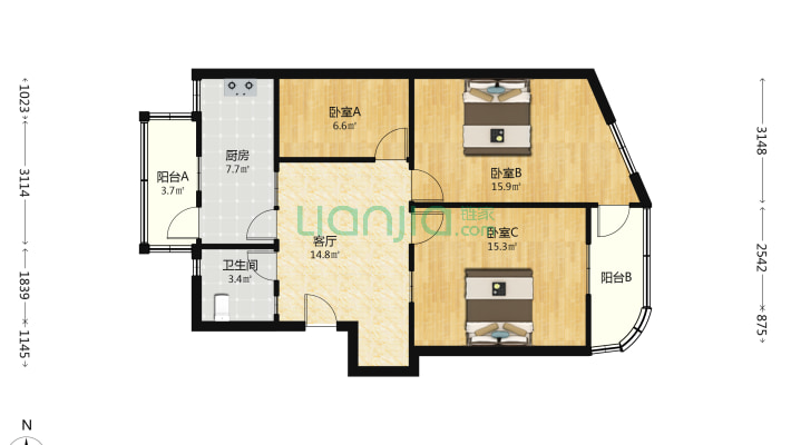 西窑四弄二手房实景图