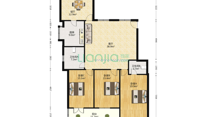 碧水花园二手房实景图