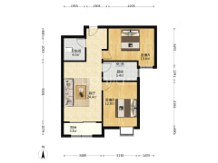 德信公园旁，大两居，南向，能看见公园景观-涿州翡翠滨江户型图