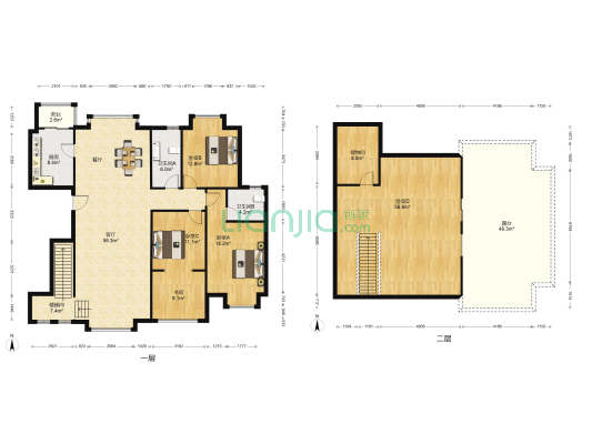 锦官丽城亲水湾 5室1厅2卫 193平方