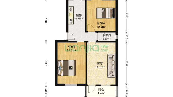 张官弄二手房实景图