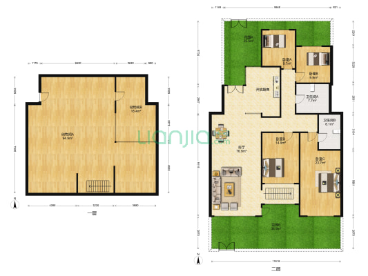 姑苏印象花园 4室1厅2卫 303平方
