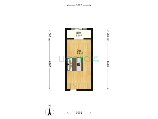 中山路410号 1室0厅0卫 35平方