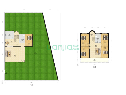 五洲华夏别墅区 5室3厅2卫 234平方