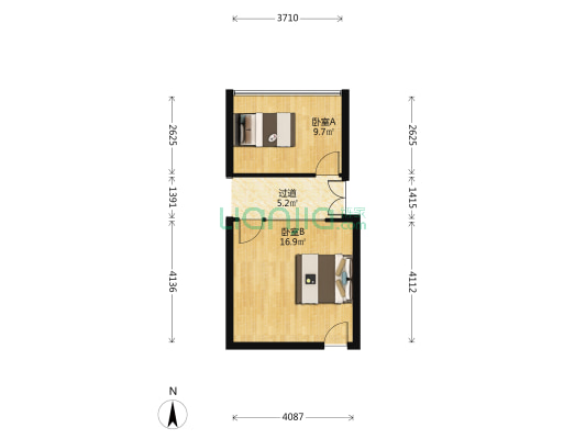 泰豪科技广场 2室0厅0卫 49平方