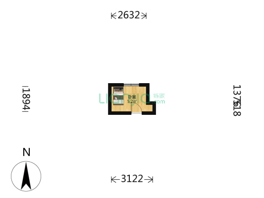 兰州道 1室0厅0卫 4平方