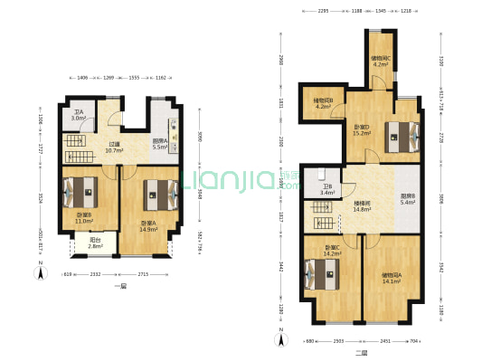 世茂海滨花园B4区 4室0厅2卫 118平方