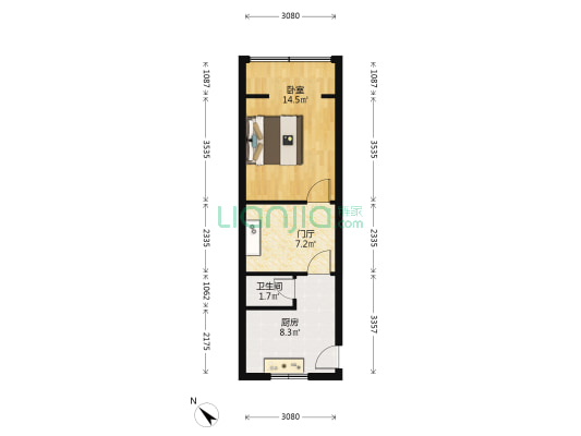 君平街89号 1室0厅1卫 42平方