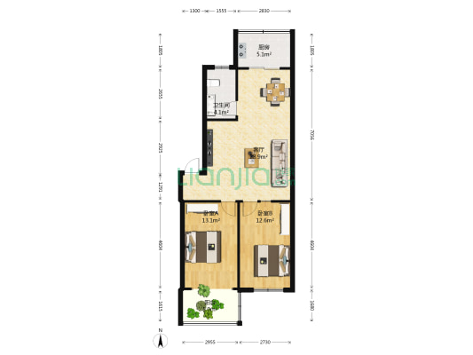 金鼎花园户型图