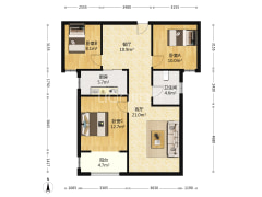 距离西丁300米 好楼层 采光视野好 全天无遮挡-涿州卓悦城北京未户型图