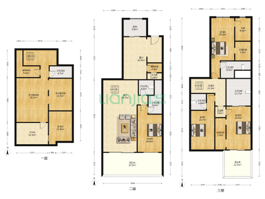 山顶道8号 8室2厅6卫 321平方