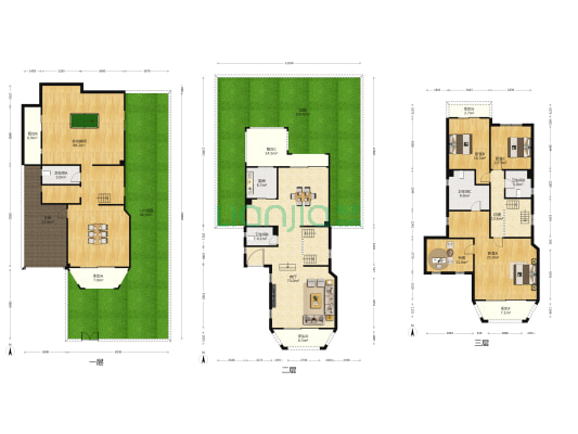龙湖悠山郡二期 5室1厅4卫 382平方