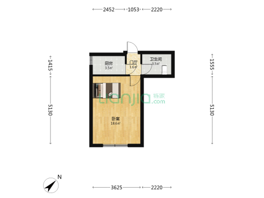 园艺研究所 1室0厅1卫 40平方