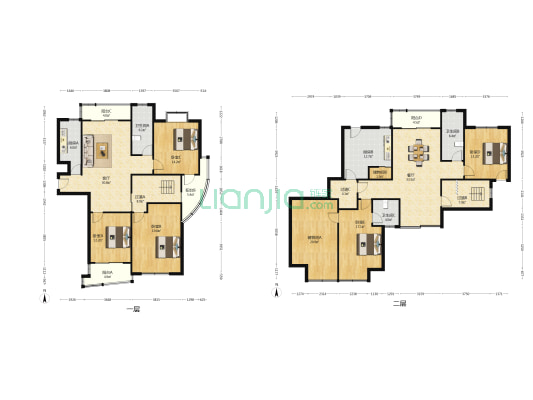 海洲大厦 5室2厅3卫 236平方