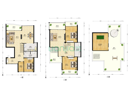 蓝岛水岸 4室3厅2卫 202平方