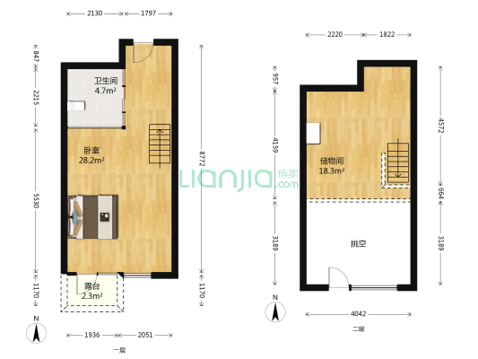 中恒广场 1室0厅1卫 52平方