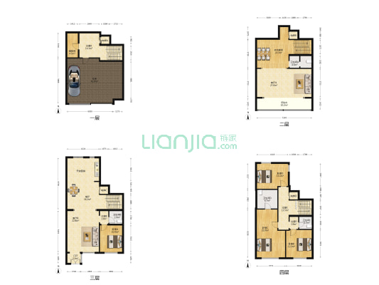 北京城建·龙樾华府 5室3厅4卫 244平方