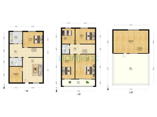 延南新家苑 5室2厅2卫 231平方