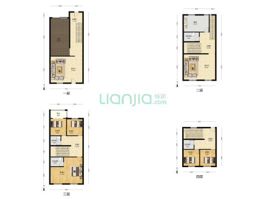 京东晓镇 5室2厅4卫 280平方