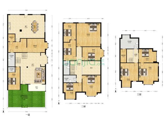 国际花园南区 11室2厅5卫 320平方