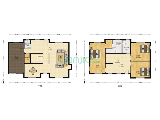 田纳溪湖 3室1厅3卫 203平方