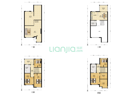 卿峰丽景 4室2厅3卫 225平方