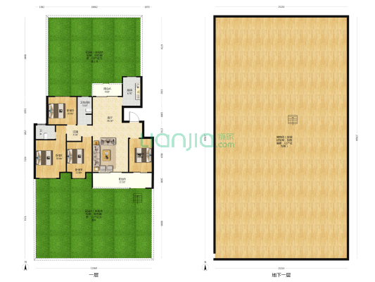 翰林华府 4室1厅2卫 136平方