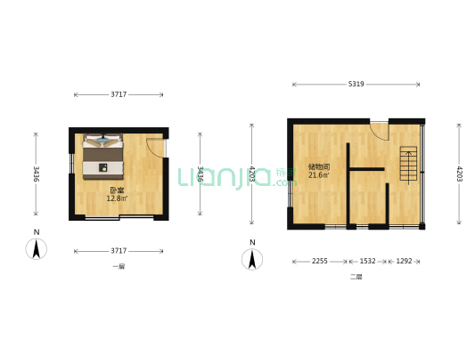 大桥头 1室0厅0卫 37平方