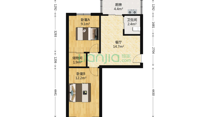 八街四纬小区二手房实景图