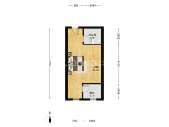 名流美域  一居室  满二  税少  诚意出售-涿州名流美域户型图