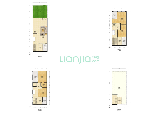 时尚嚞里 4室1厅5卫 178平方