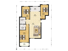 地理位置优越，精装修，直接入住-涿州香港豪庭户型图