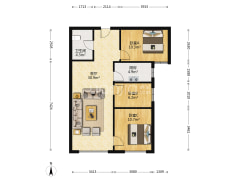 全屋智能装修，一键操控，安全省时-涿州高铁新干线户型图