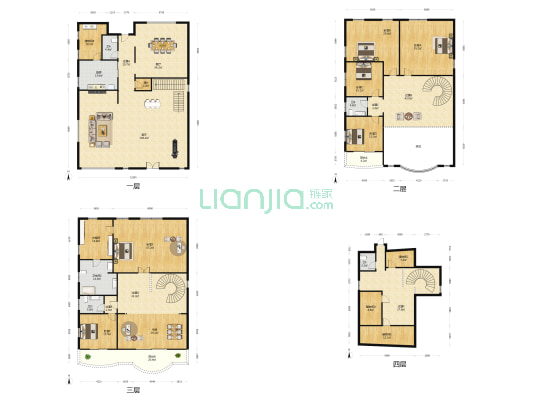 瑞达别墅 7室2厅5卫 545平方