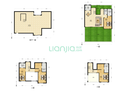 万科大家 4室1厅5卫 312平方