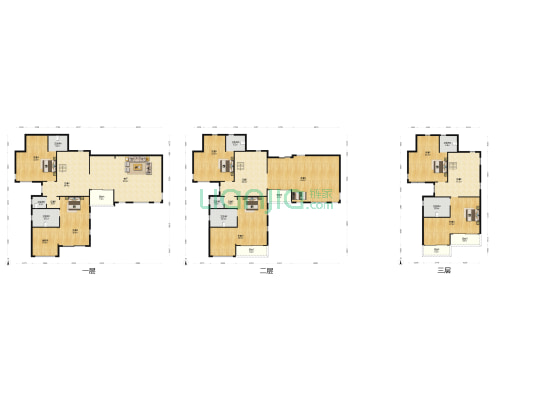 湘江壹号四期江山院 7室1厅8卫 600平方