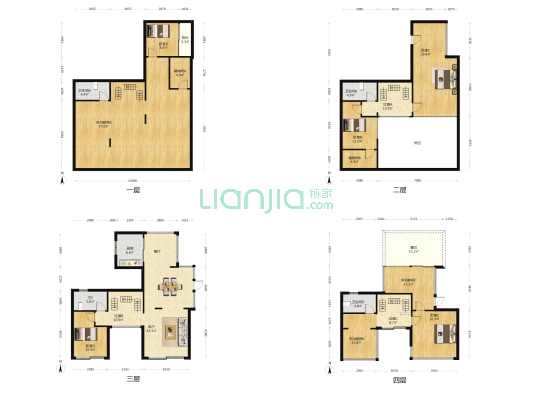 九洲保利天和鹭语 8室1厅4卫 207平方