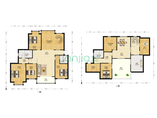 桂花苑 8室2厅3卫 220平方
