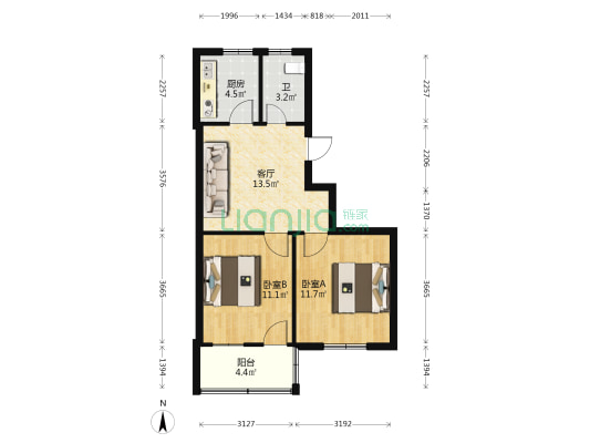 芙蓉里 2室1厅1卫 59平方