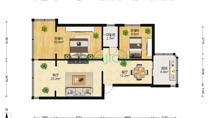王家坝小区二手房实景图