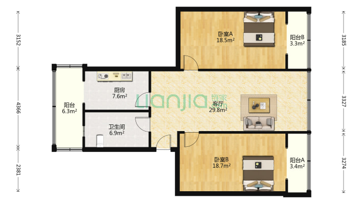 大南街61号二手房实景图