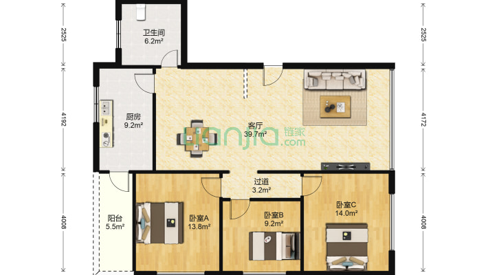广汉市养路段二手房实景图