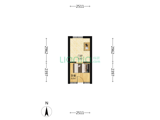 干面胡同 1室0厅0卫 18平方
