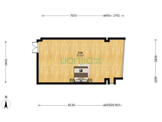 三生国贸 1室0厅0卫 84平方