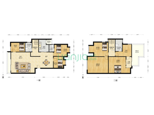 正丰豪苑 6室1厅3卫 179平方