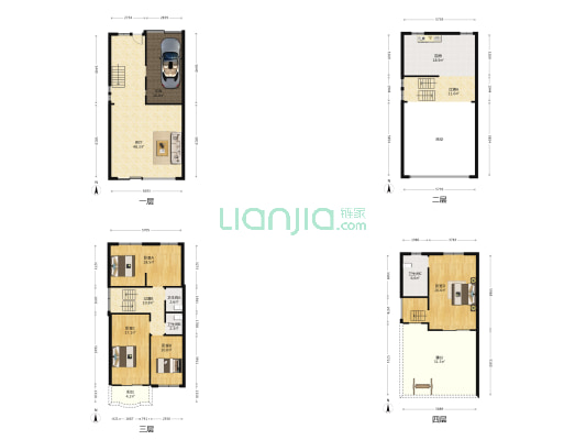 东湖御景 4室1厅3卫 220平方
